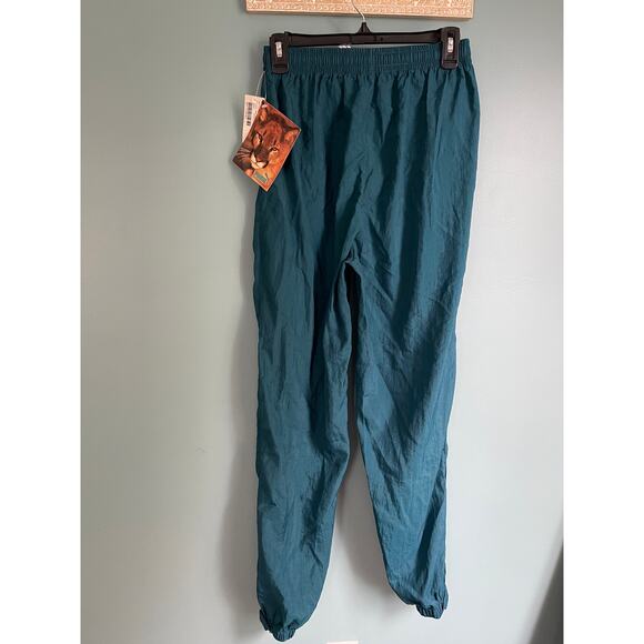 Vintage 90's PUMA Dark Green Windbreaker Track Pants NWT - Picture 4 of 6